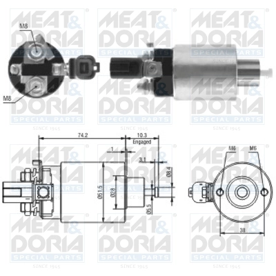 Solenoid Switch, starter